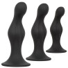 Calexotics Kit 3 Plugs Silicone Ripple Kit Noirs